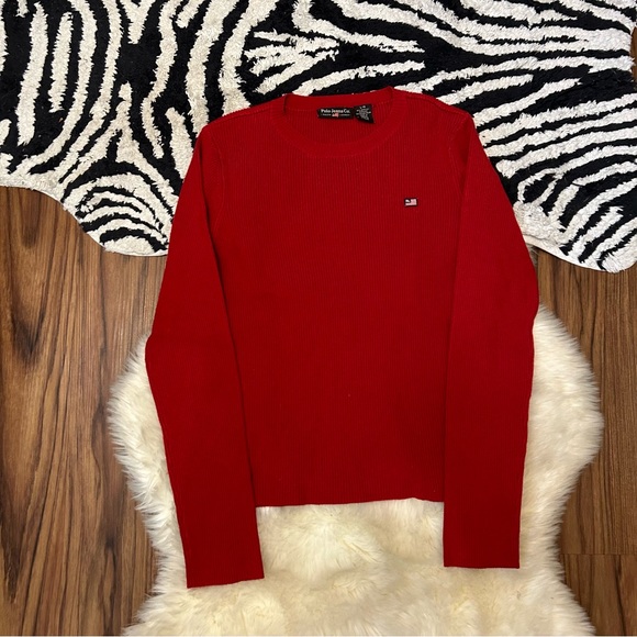Ralph Lauren Polo Sweater Size Large Red - Picture 3 of 7